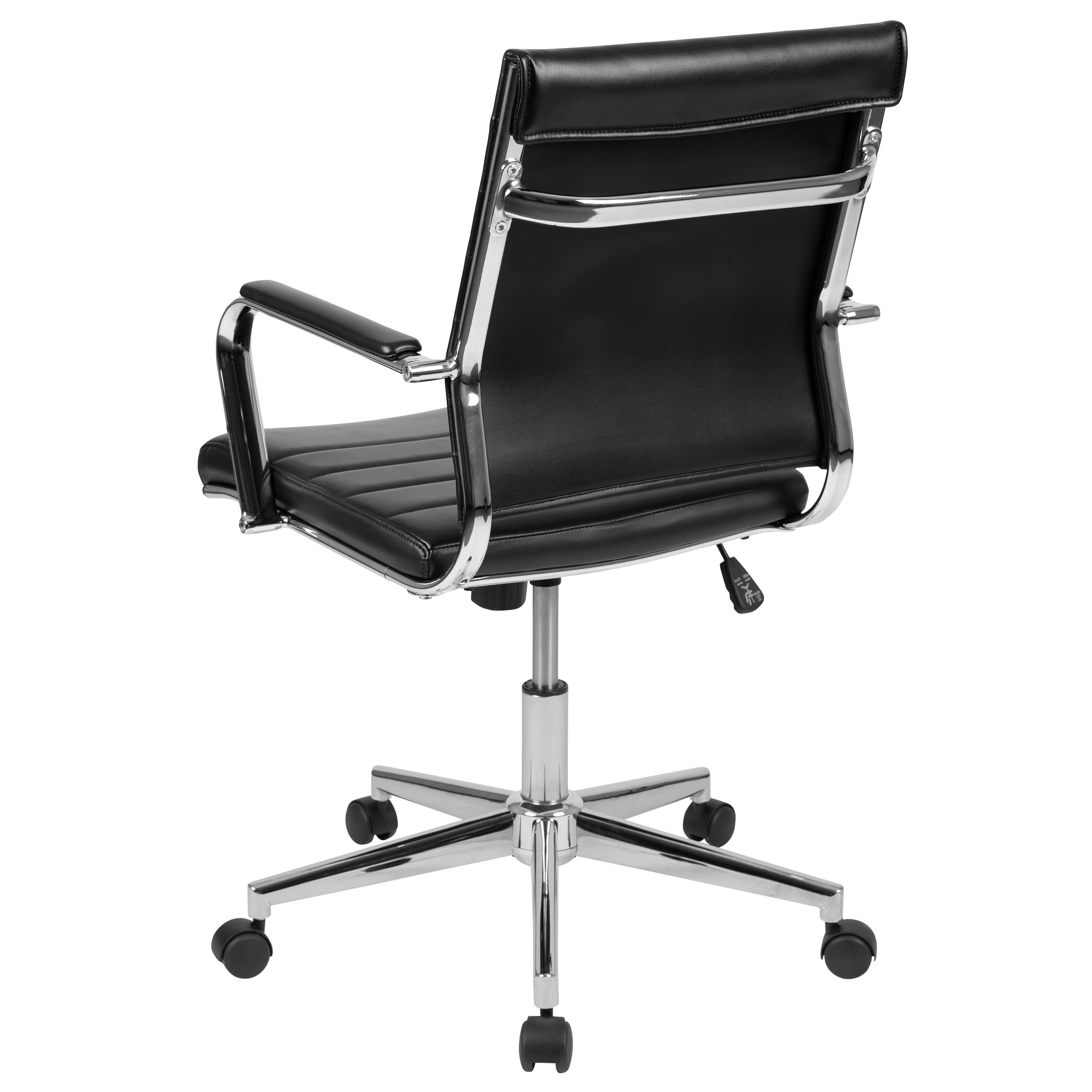 White LeatherSoft Office Chair