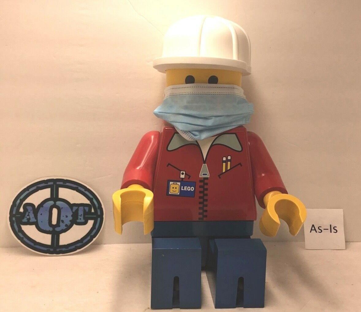 19��� Inch Lego Store Display Red Jacket Lego Badge MXI018 �C Essential Worker