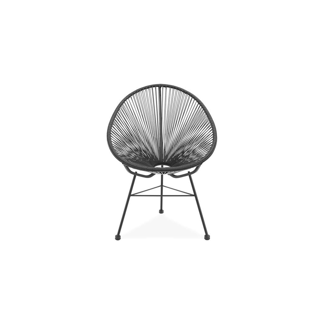 Acapulco Indoor/Outdoor Chair plasticrattan-black