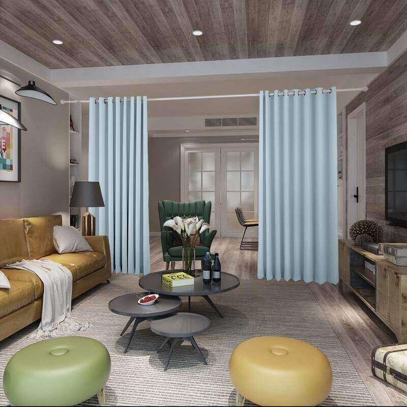 CUSTOM Antique Bronze Grommet Heavyweight Room Divider Curtain