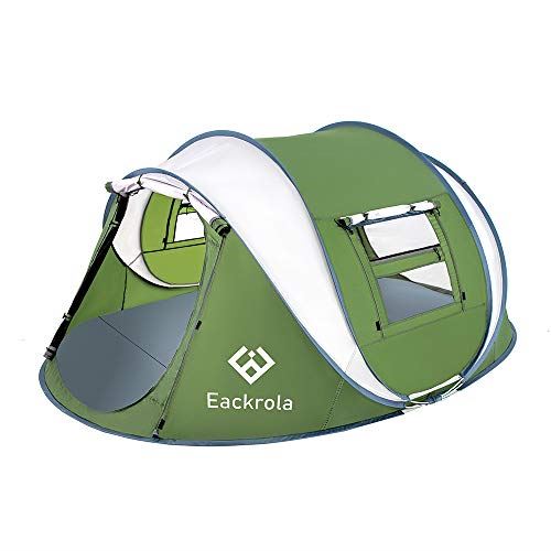 Tent for Camping, Fits 2-3 Person (Adults) 4-5 Kids Family Tent, Easy Setup Beach Tent