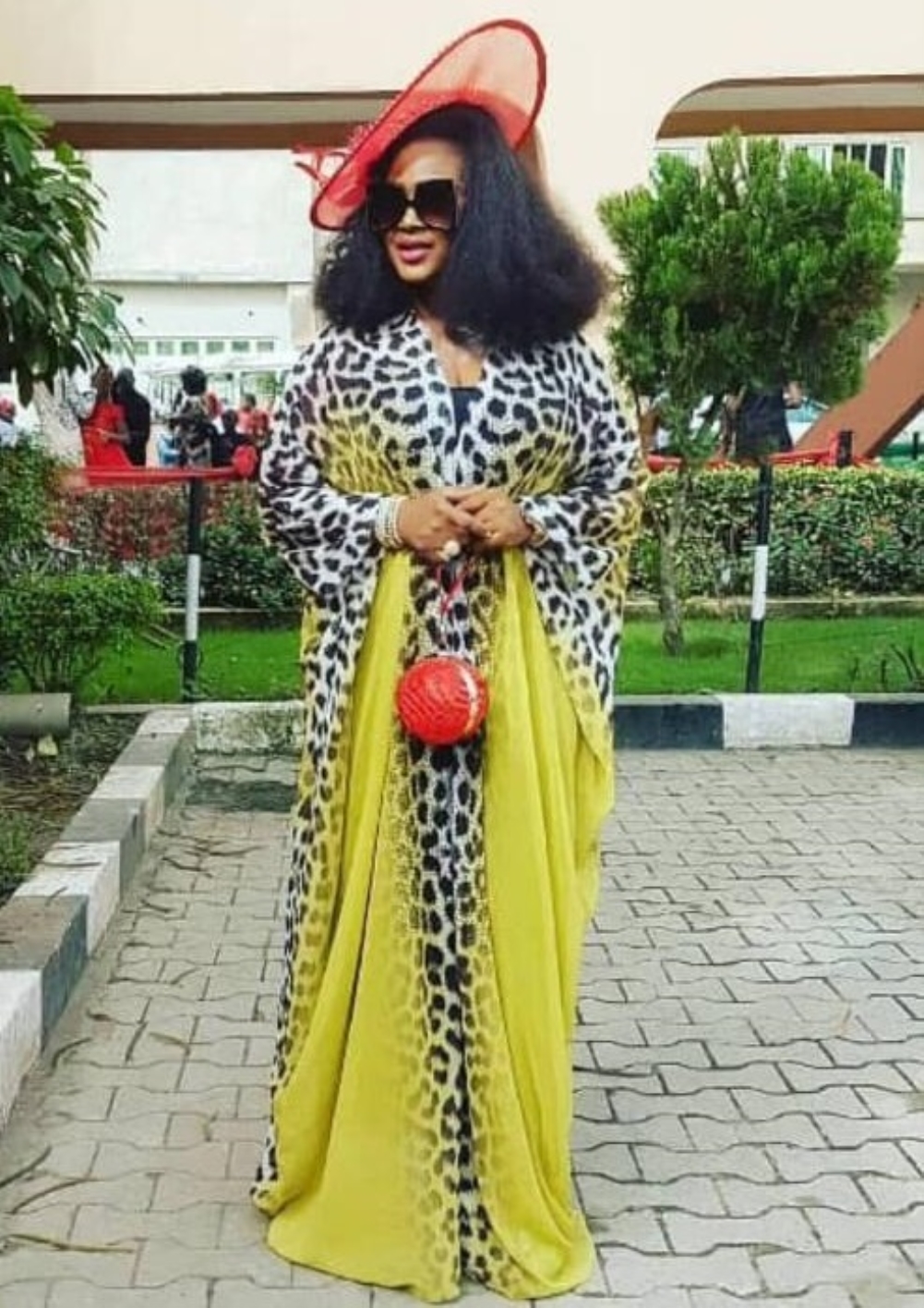 Muslim Leopard Print Long Gown