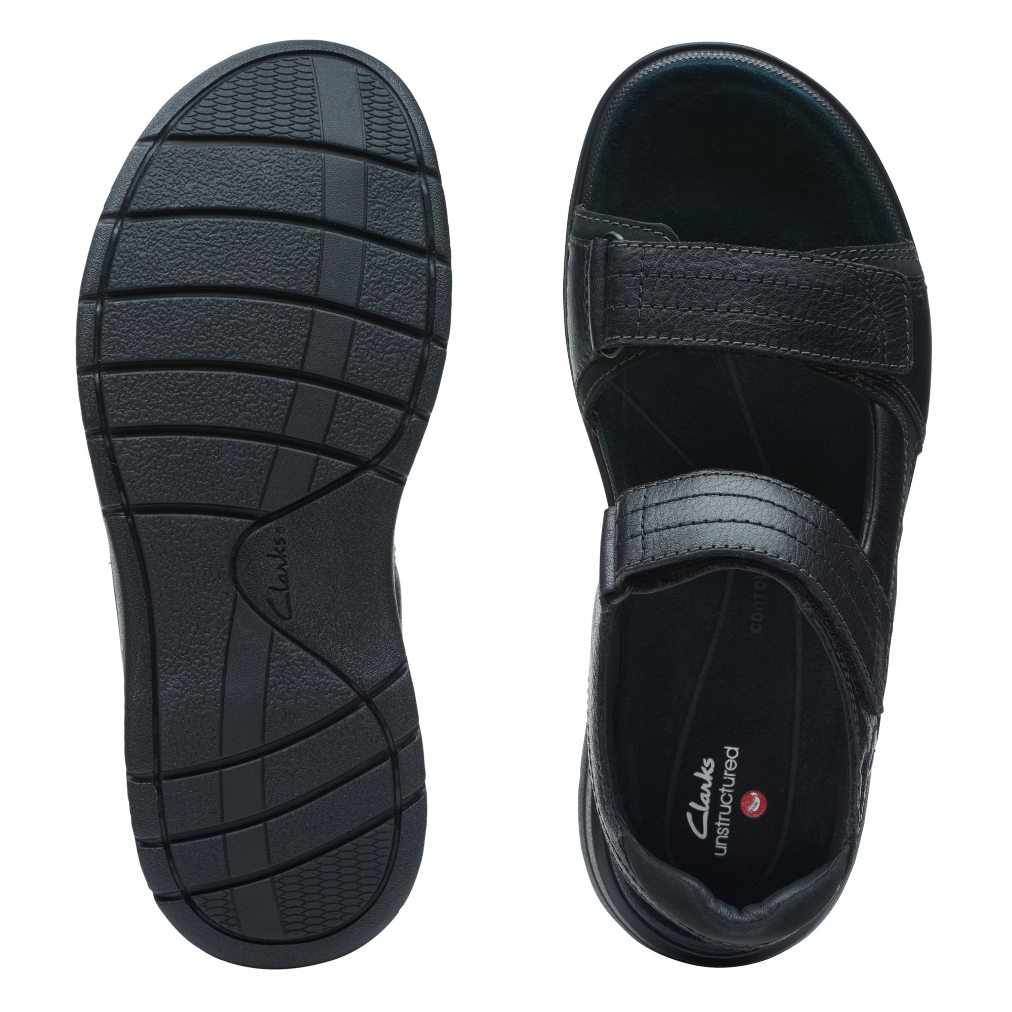 Men Sandals Nature Trek Black Nubuck