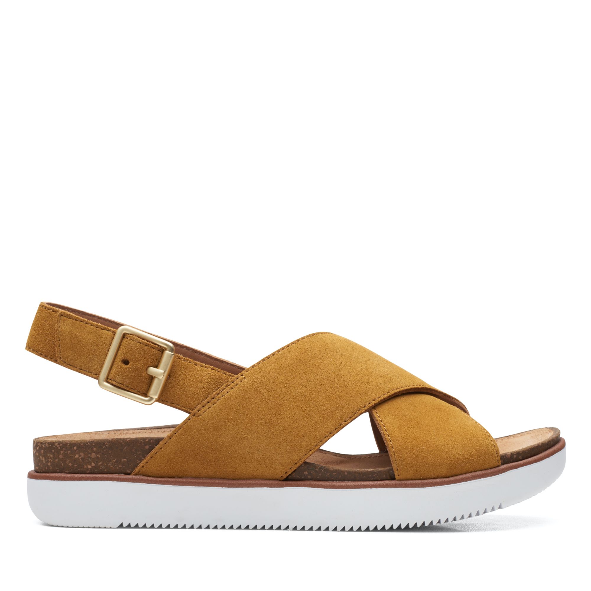 Women Sandals Elayne Cross Ochre