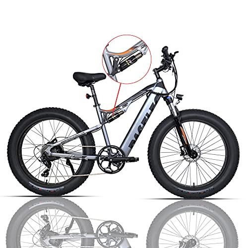 Electric Mountain Bike, 4.0 Fat Tire E-Bike with 48V 14.5ah Lithium Battery