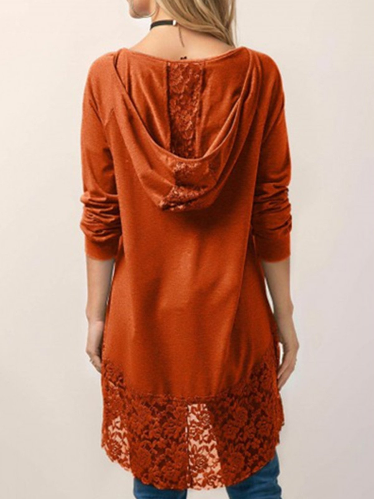 Solid Shift Casual Hoodies & Sweatshirt