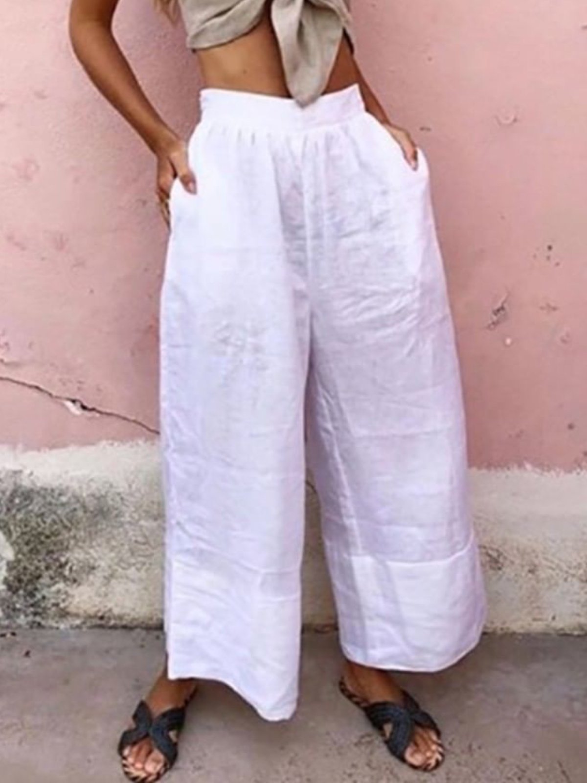 Casual Wide Leg Pants