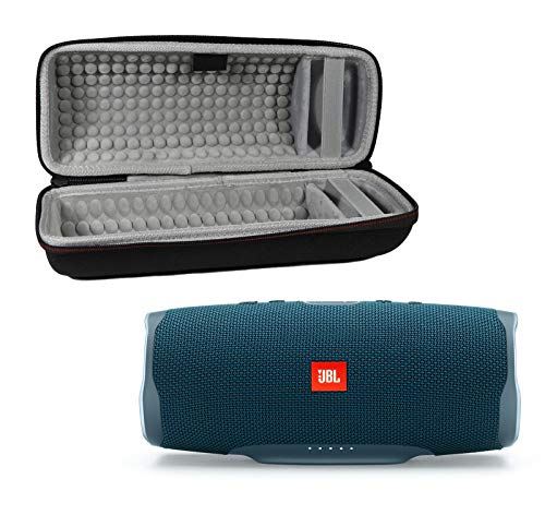 Charge 4 Waterproof Wireless Bluetooth Speaker Bundle with Portable Hard Case