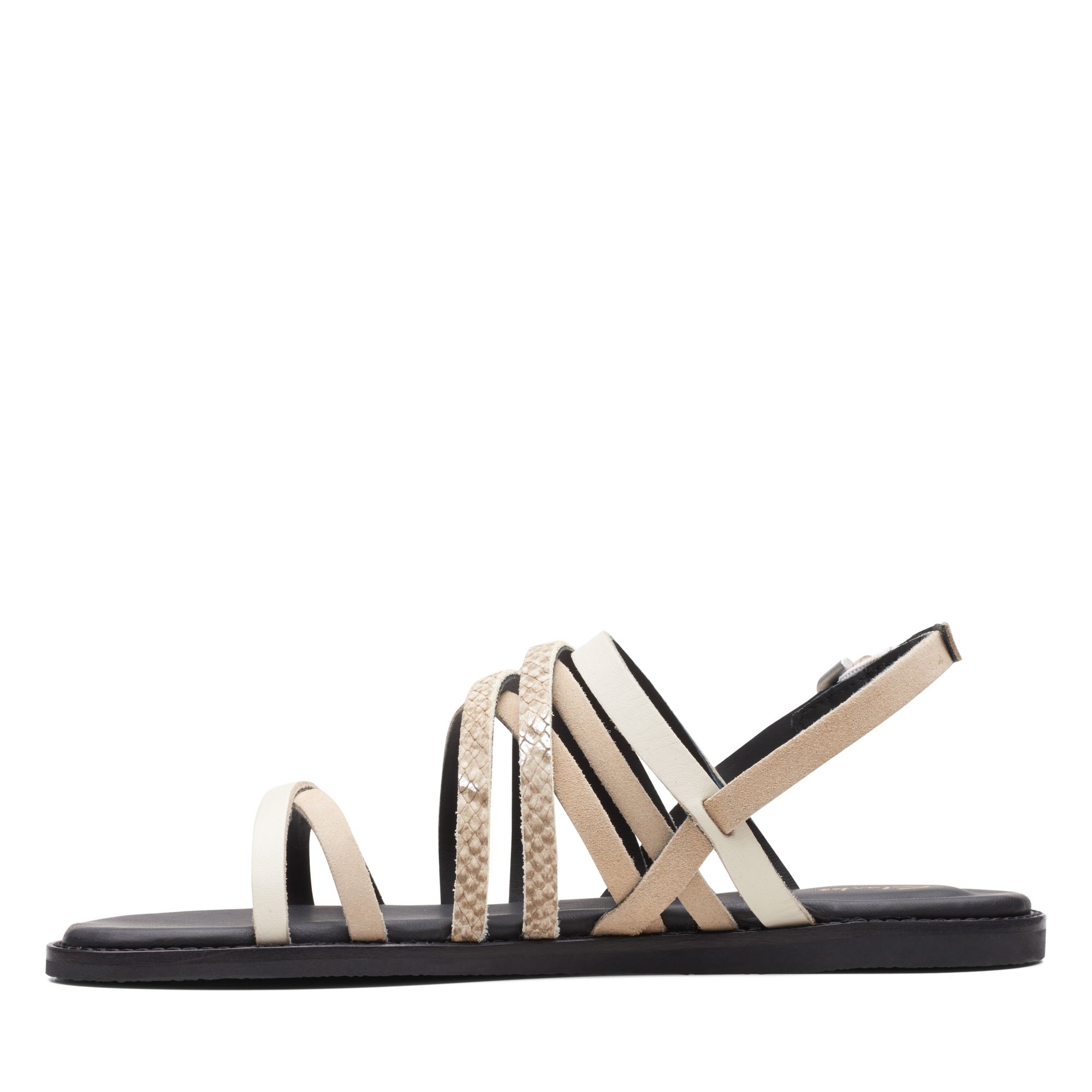 Women Sandals Karsea Ankle Taupe Snake