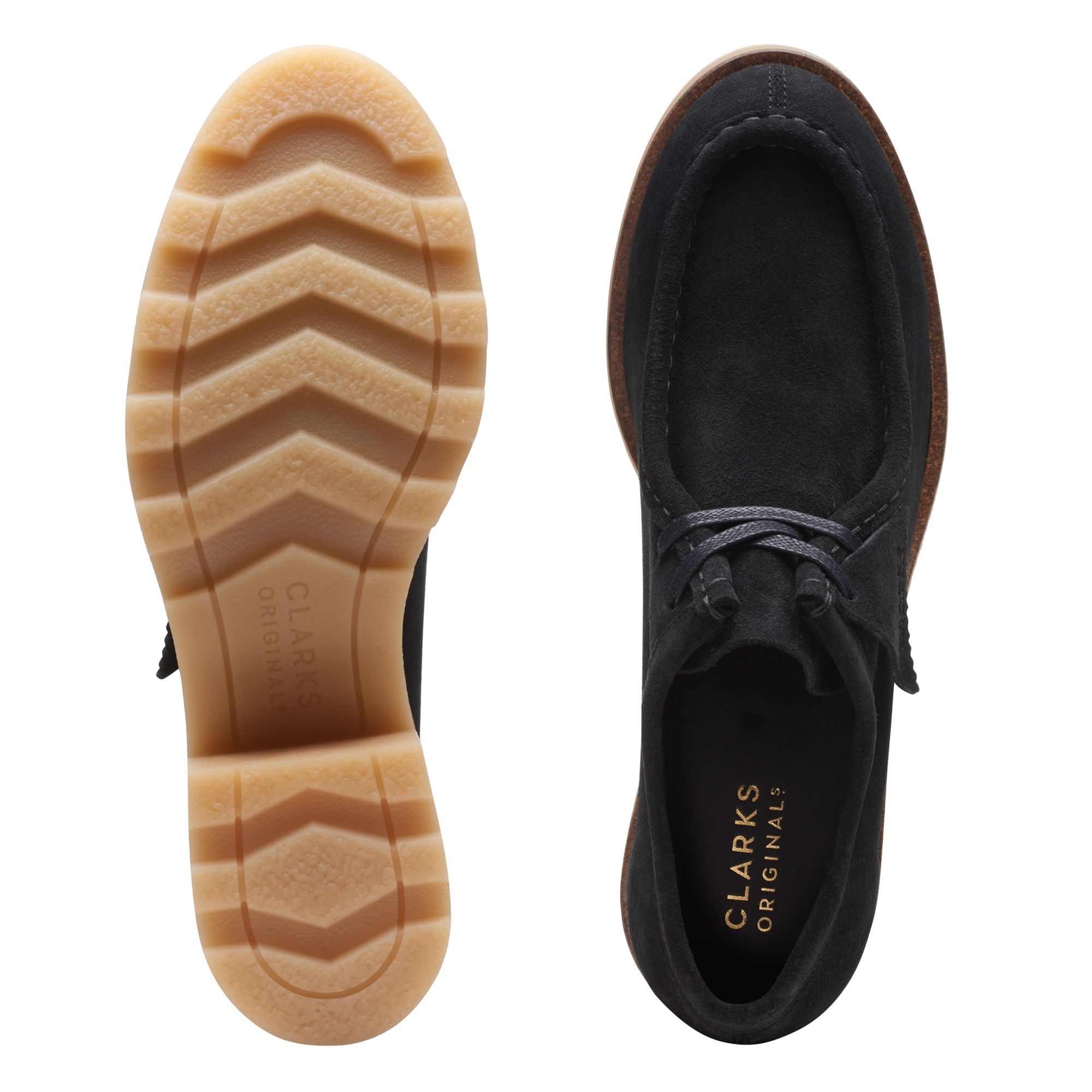 Women Wallabee Block Black Sde