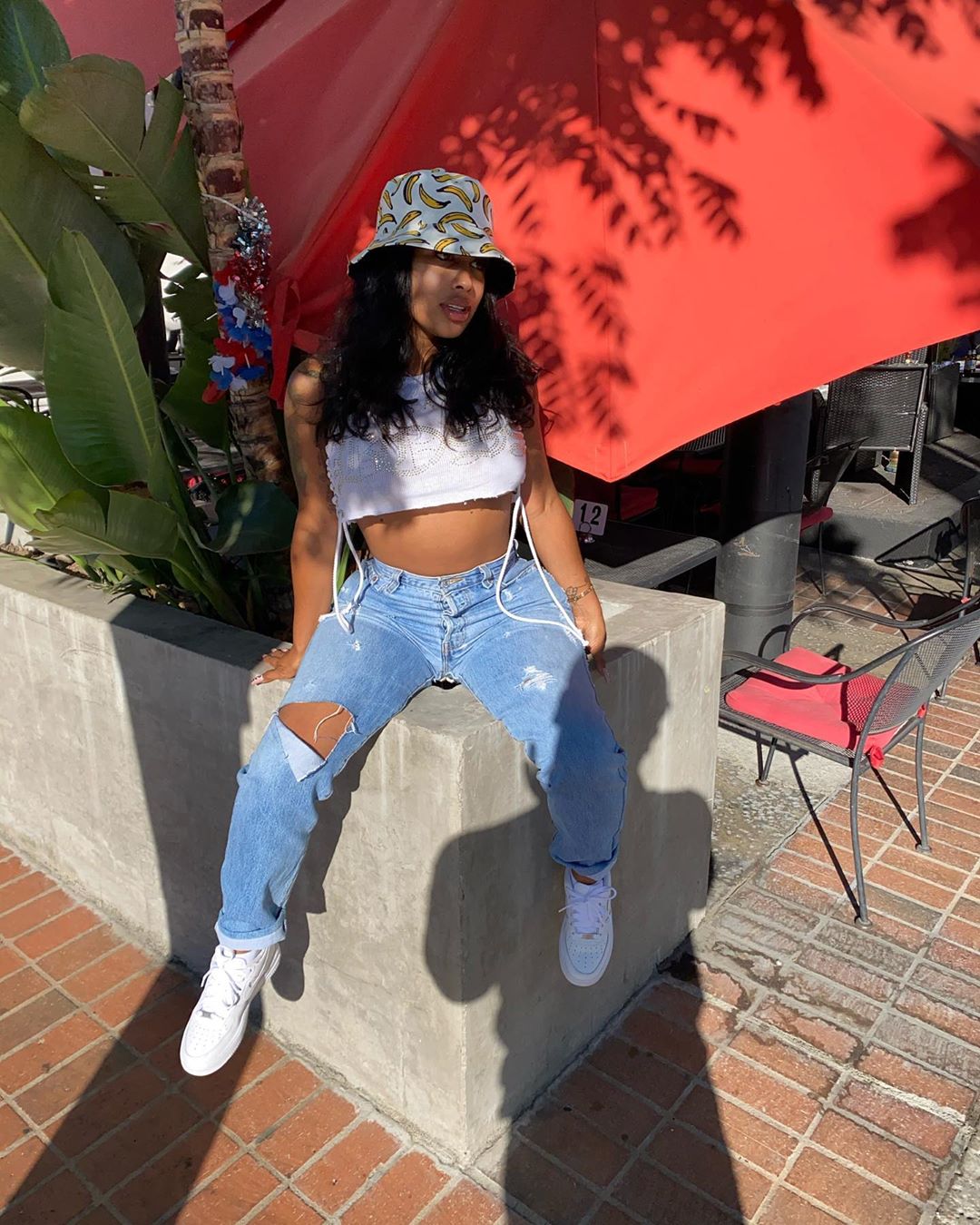 Autumn Stylish Lace Up Back Blue Jeans