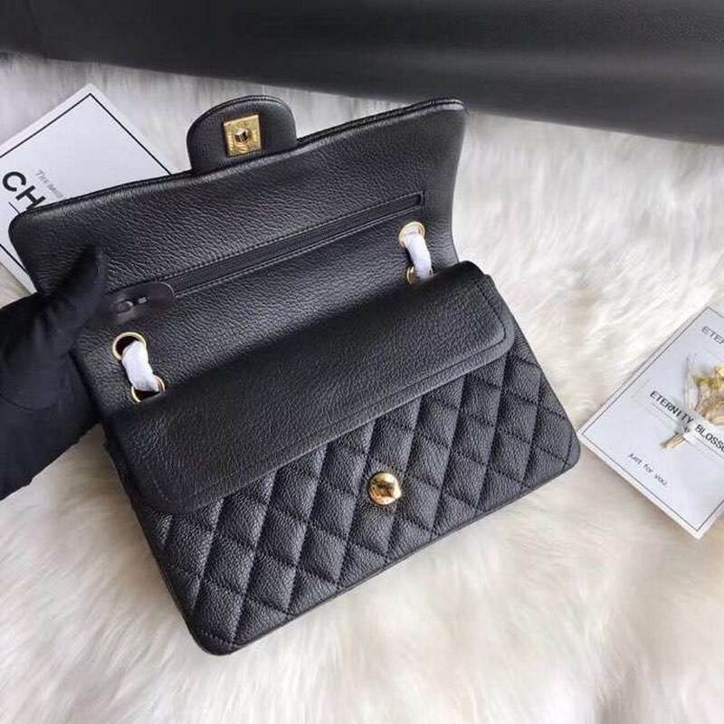 high quality handbag 119017 genuine leather flap bag 1112