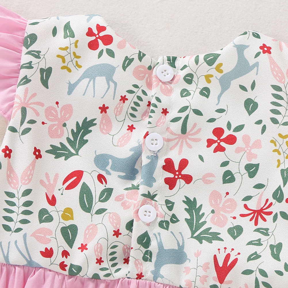 Baby Girl Summer Floral Rompers