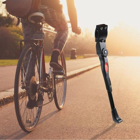 Mountain Bike Bicycle Adjustable Aluminum Alloy Side Kickstand For 22 to 27 inch