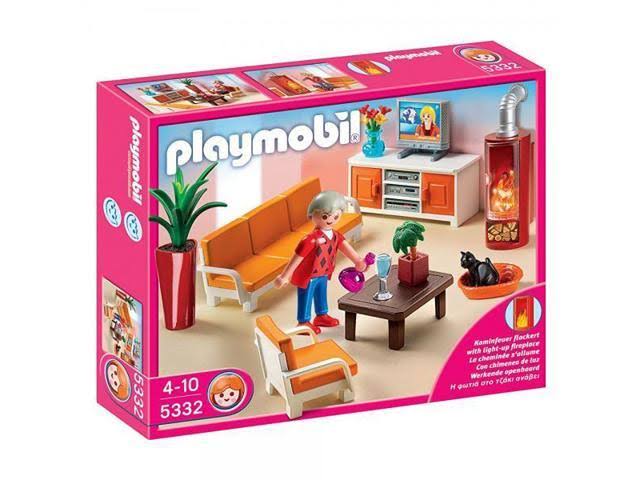 Playmobil Comfortable Living Room, White