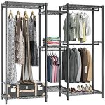 Upgrade 5 Tiers Wire Garment Rack with 74.4��� L x 18��� L x 72.4���