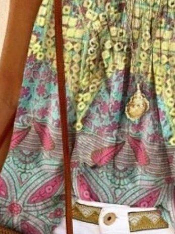 Floral Casual Chiffon Shirts & Tops