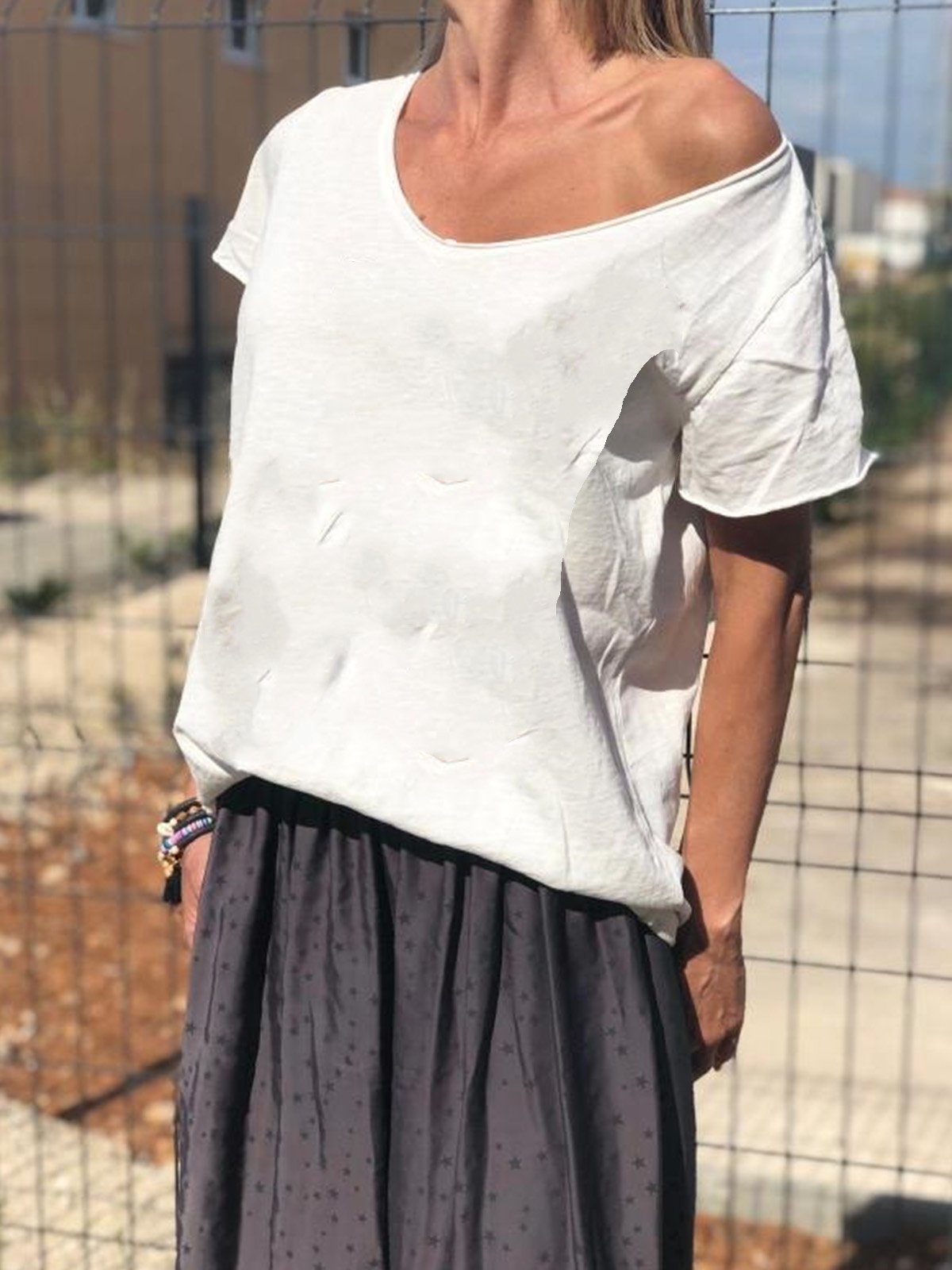 Summer Casual Tops Tunic T Shirt