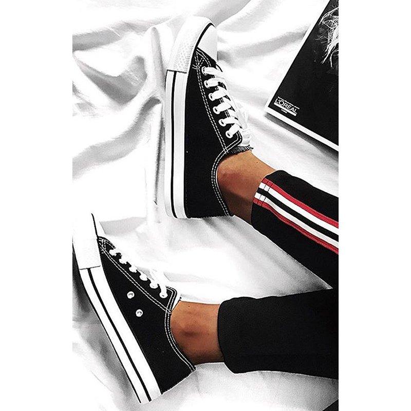 Casual Lace-Up Flats