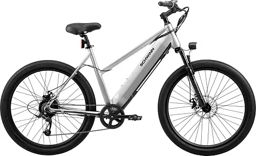Schwinn Adult Marshall 27.5” Step-Thru Electric Hybrid Bike