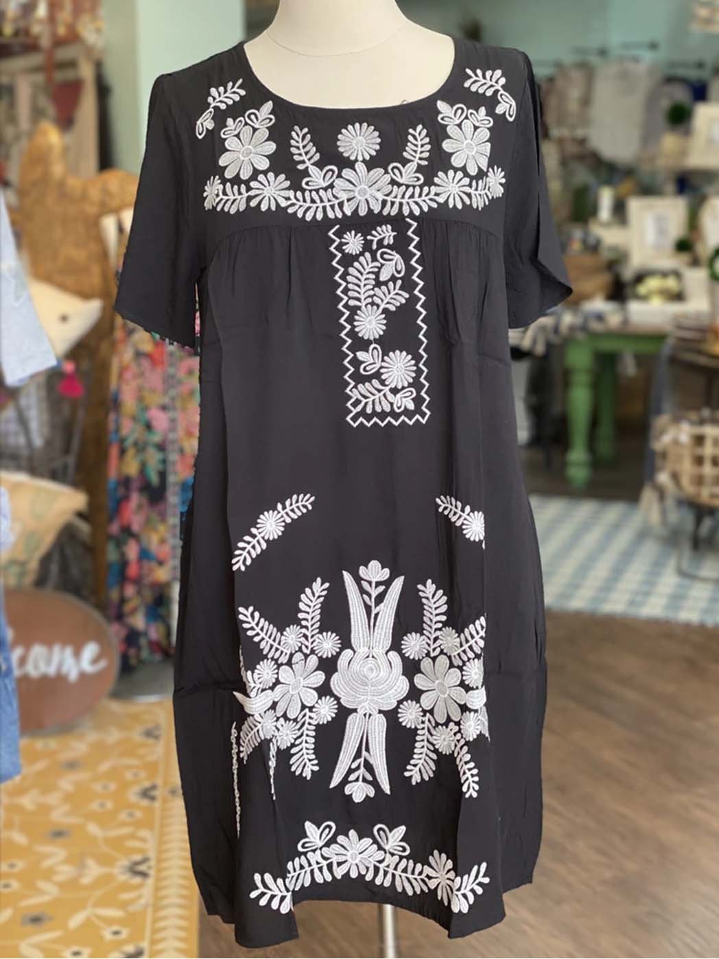 Floral Short Sleeve Casual Dresses