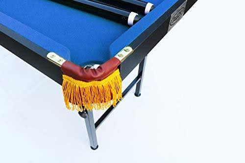 Rack Leo 4-Foot Foldable Billiard/Pool Table (Blue)