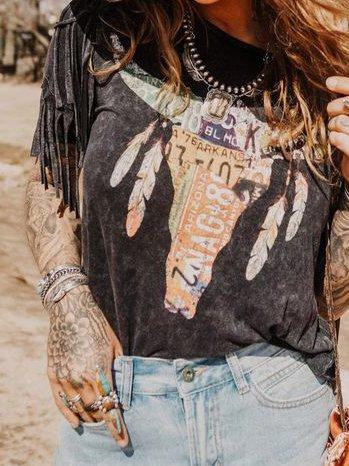 Gray Shift Short Sleeve Shirts & Tops