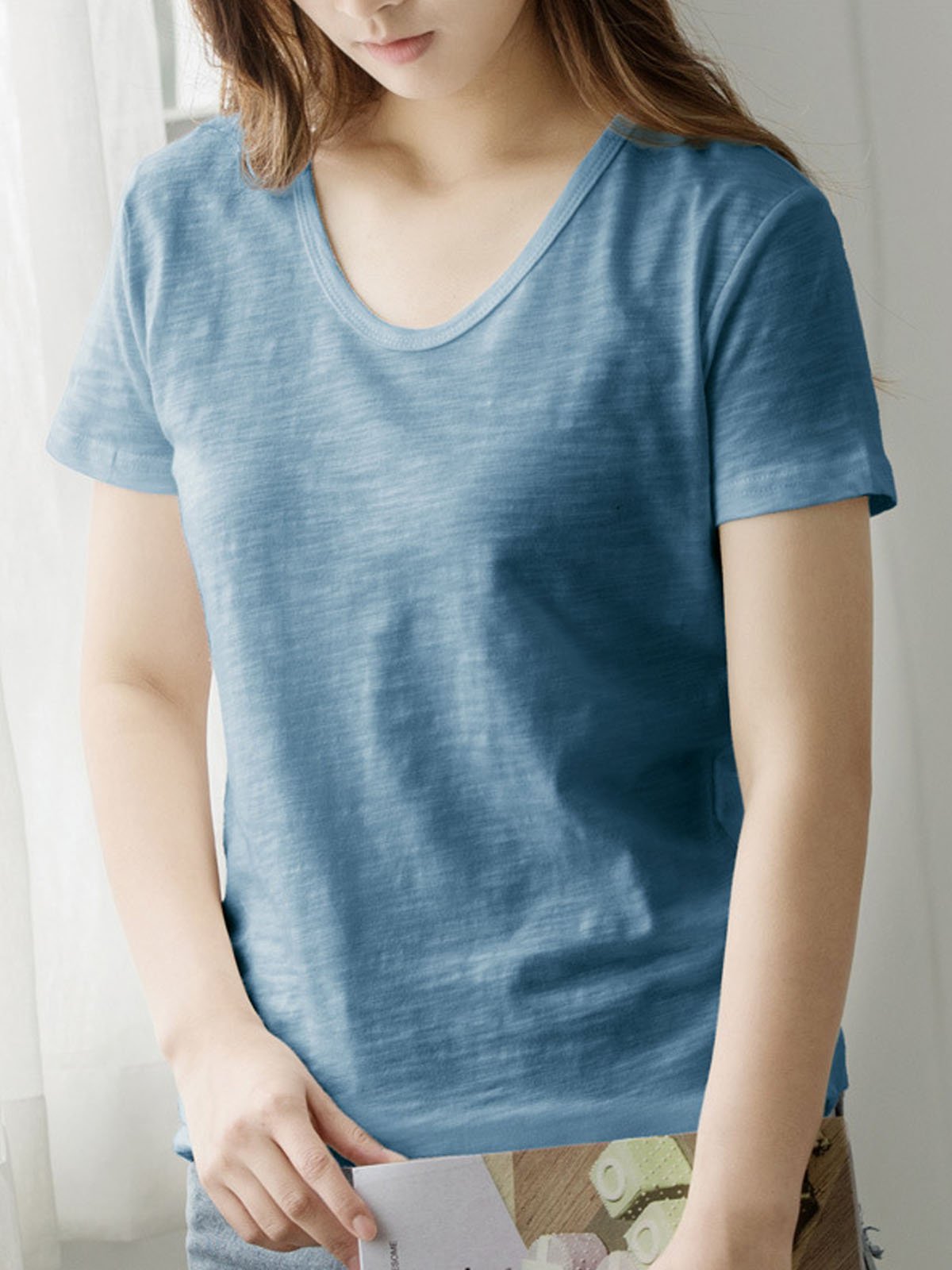 Cotton Short Sleeve Shirts & Tops