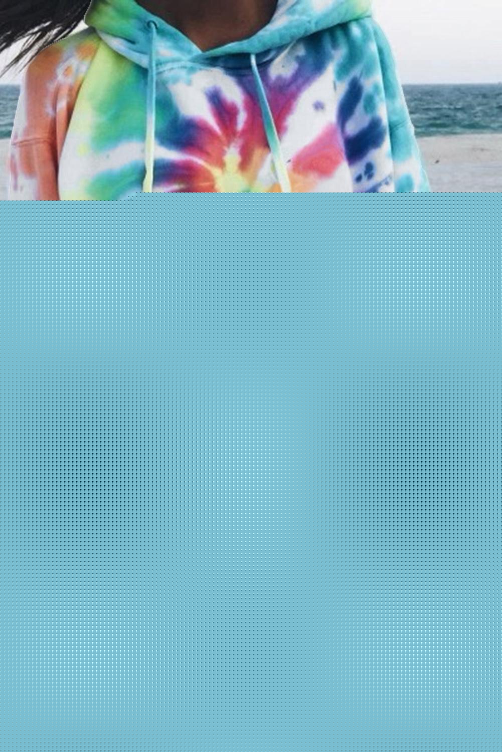 Oversized Rainbow Tie Dye Hoodie