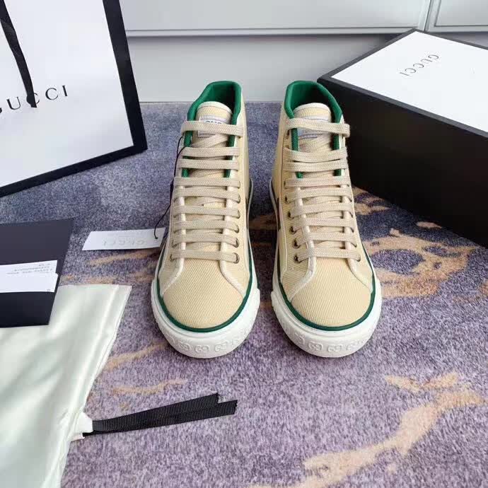 20秋季最新专柜款-古驰Gucci秋季新款1977系列高帮版！超经典好看 休闲运动百搭