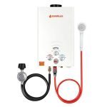 Camplux Outdoor Portable Hot Water Heater Propane Instant 2.11 GPM On Demand