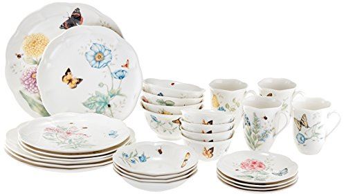 865075 Butterfly Meadow 28-Piece Dinnerware Set