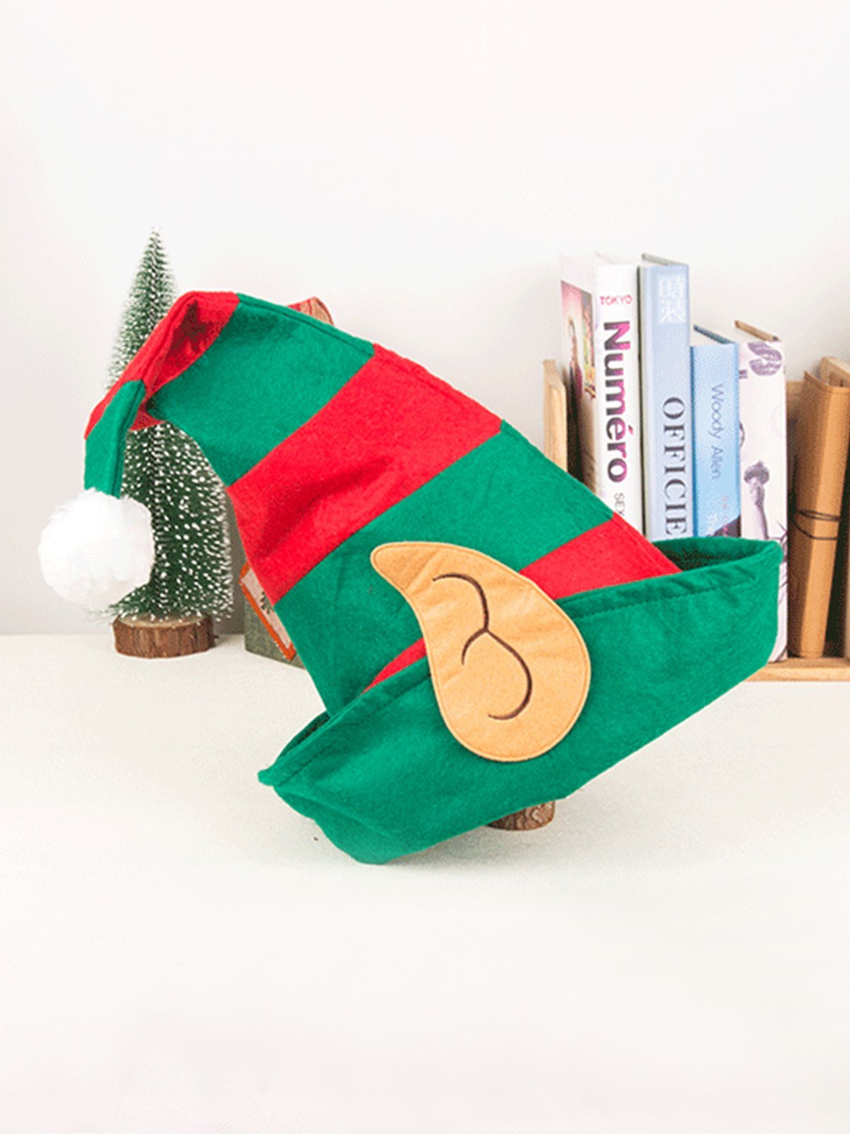 Christmas Elf Clown Hat