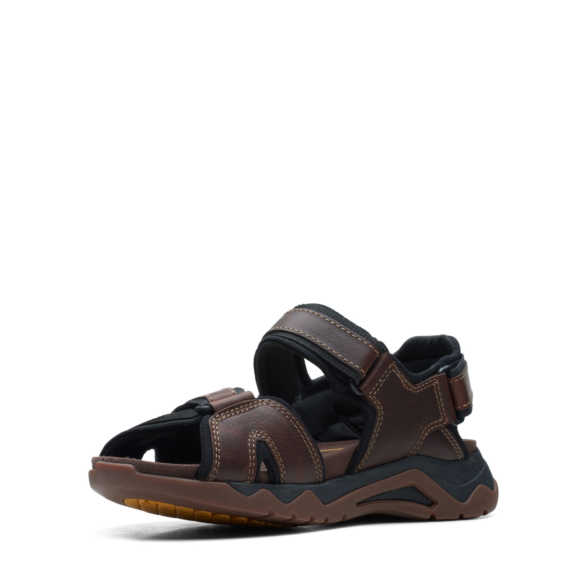 Men Sandals Wave2.0 Jaunt Dark Tan Lea