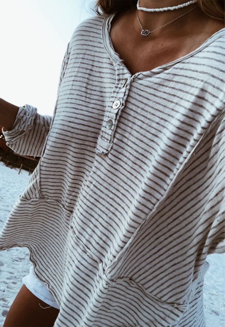 Buttoned Casual V Neck Cotton Shirts & Tops