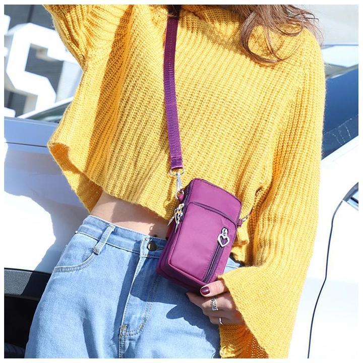 Waterproof Nylon Women Phone Bags Crossbody Bag