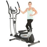 Fitness Reality E5500XL Magnetic Elliptical Trainer for Men and Women- Silver & Black