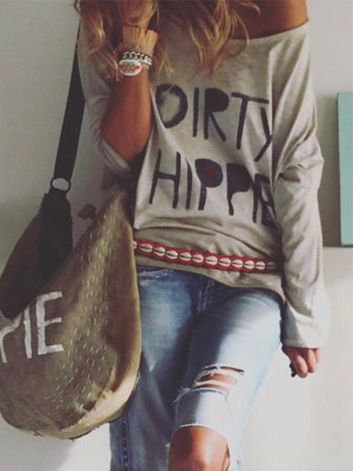 Plus Size Cotton Loose casual tops