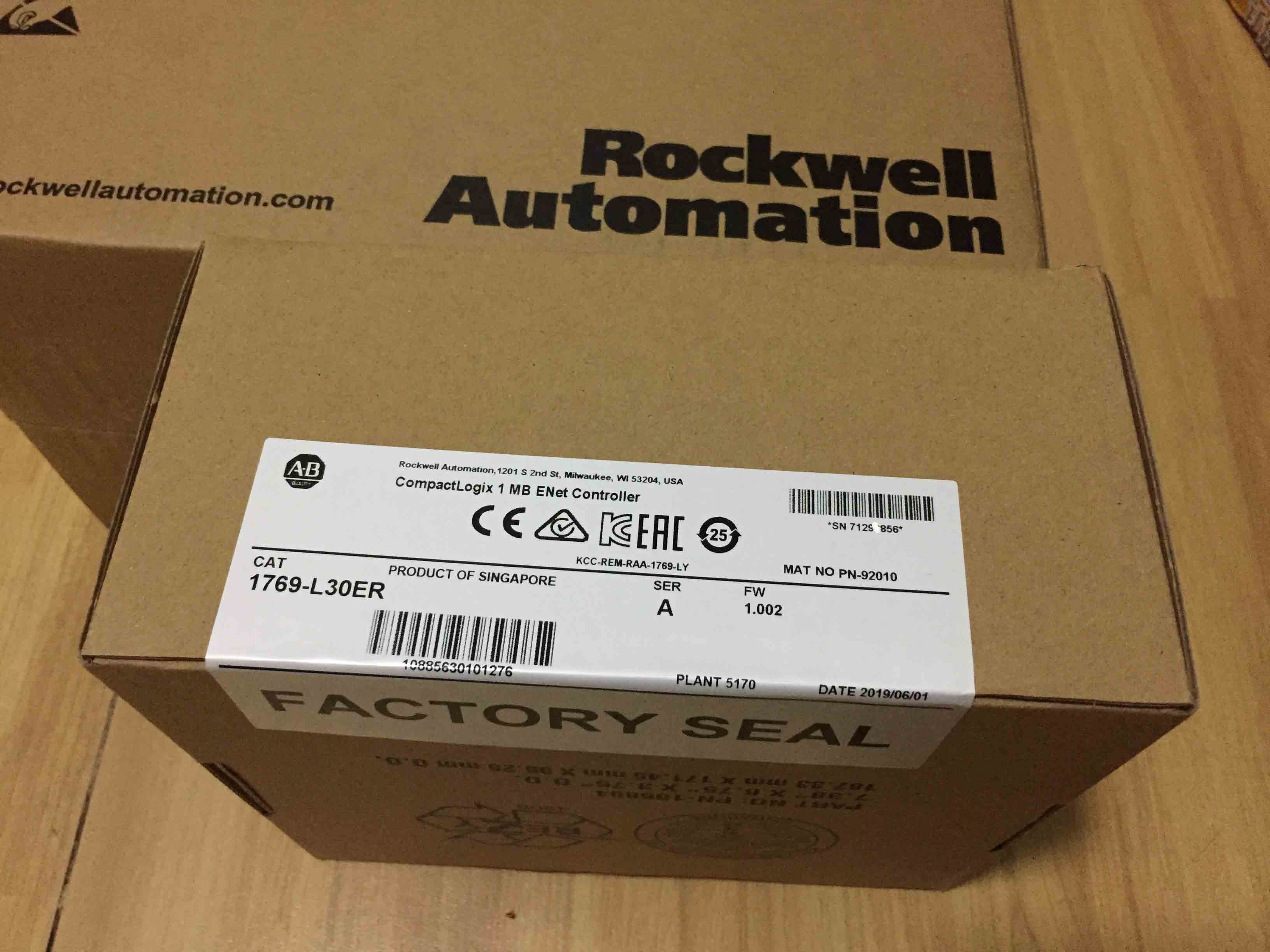 1769-L30ER Allen Bradley Original Brandy New Factory Sealed