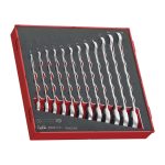 Teng Tools �C 12 Piece Ratchet Wrench Set in EVA Tray �C TEN-O-TED6512R