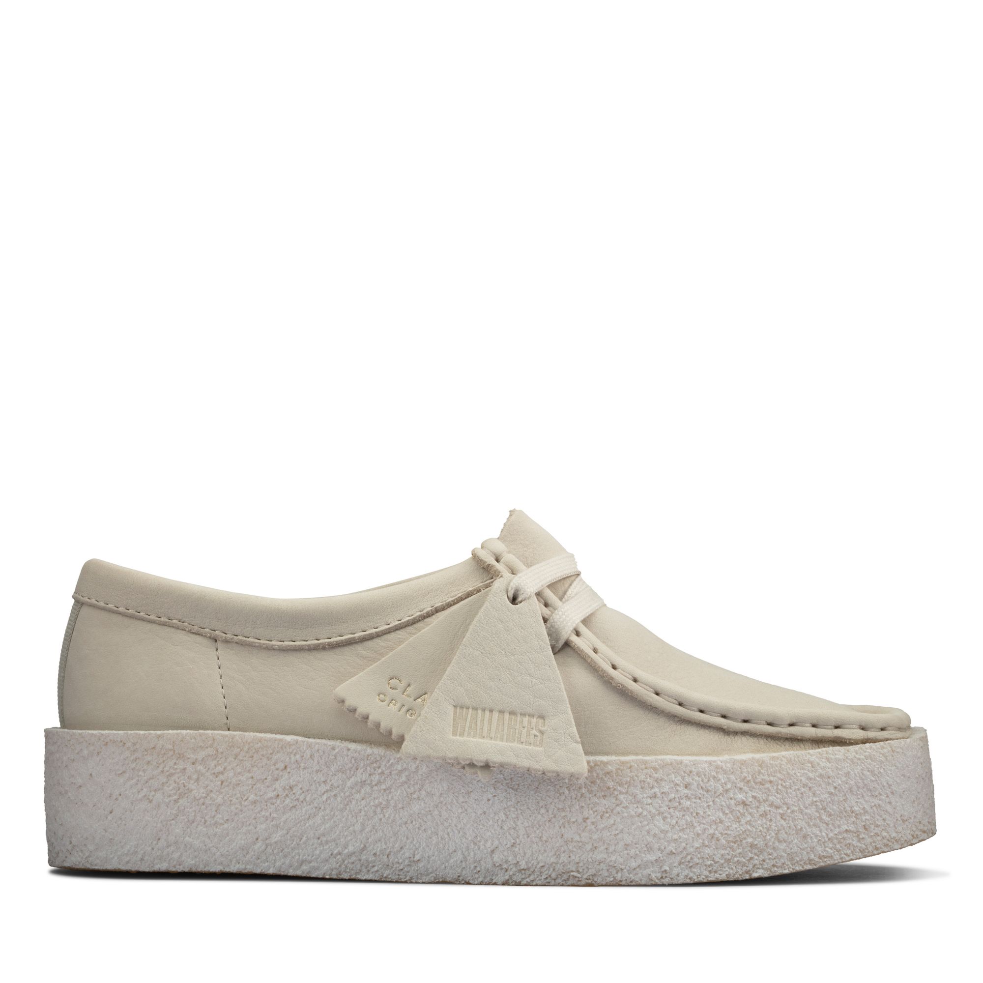 Women Wallabee Cup White Nubuck
