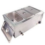 Food Warmer Buffet Warmer Steam Table Countertop Stainless Steel Electric Container
