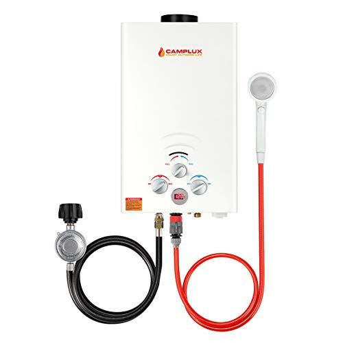Camplux Outdoor Portable Hot Water Heater Propane Instant 2.11 GPM On Demand