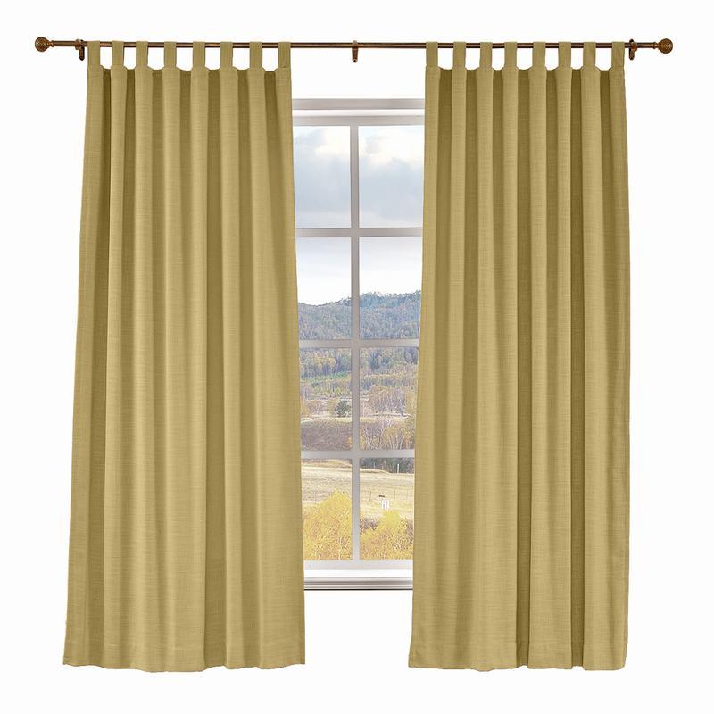 LIZ Polyester Linen Curtain Drapery Custom