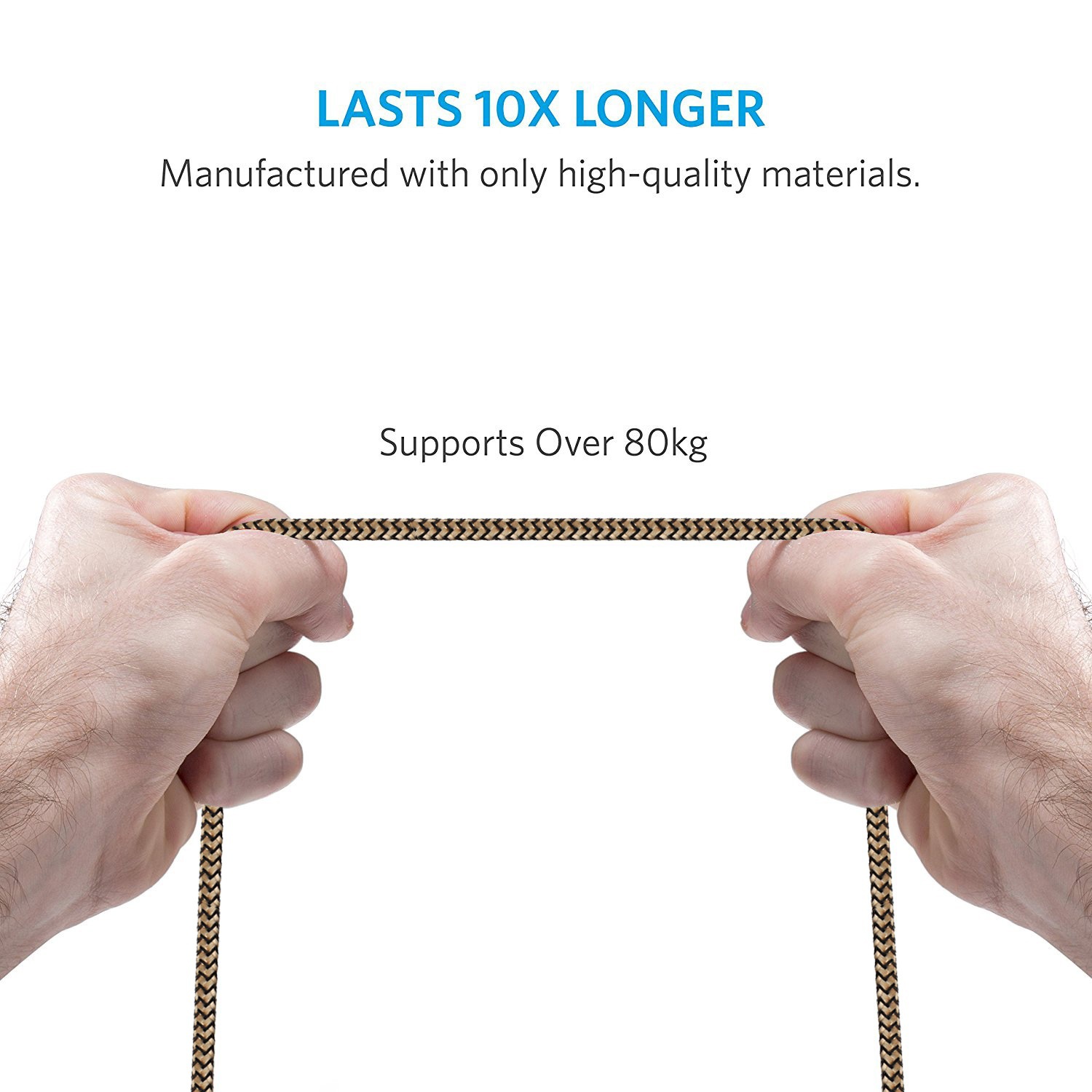 USB3.1 Nylon Braided Lights LED Micro USB