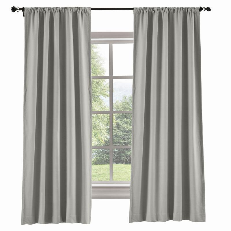 CAPRI Cotton Linen Polyester Curtain Drapery Custom