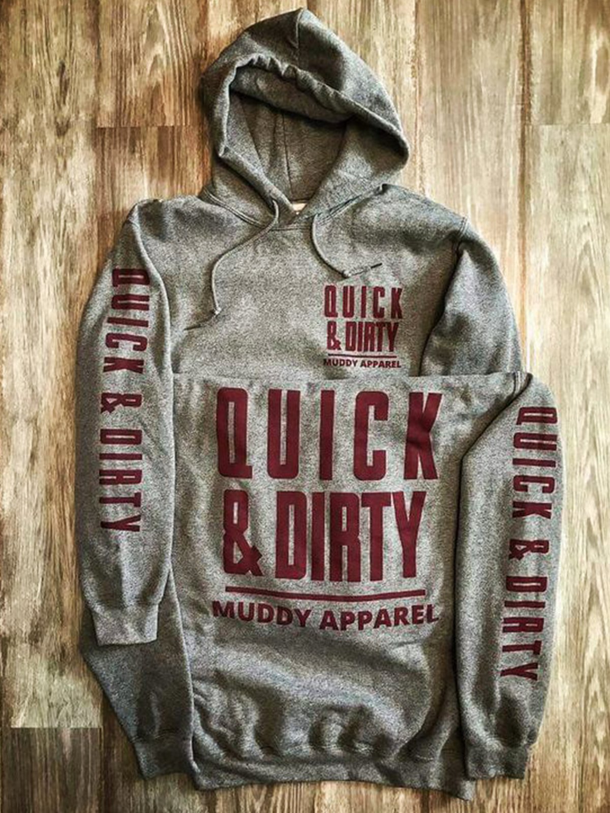 Gray Vintage Printed Sweatshirt