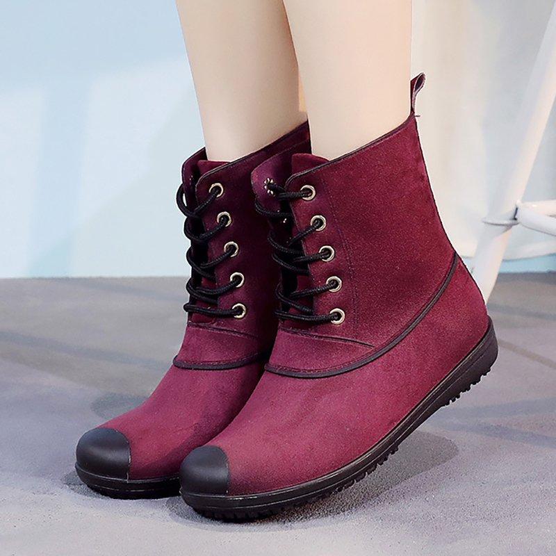 Women Rain Booties Casual Comfort Shoes
