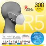 eStore EXCLUSIVE: Surgical Respirator R5 Earband FFP2 (300pcs without box)