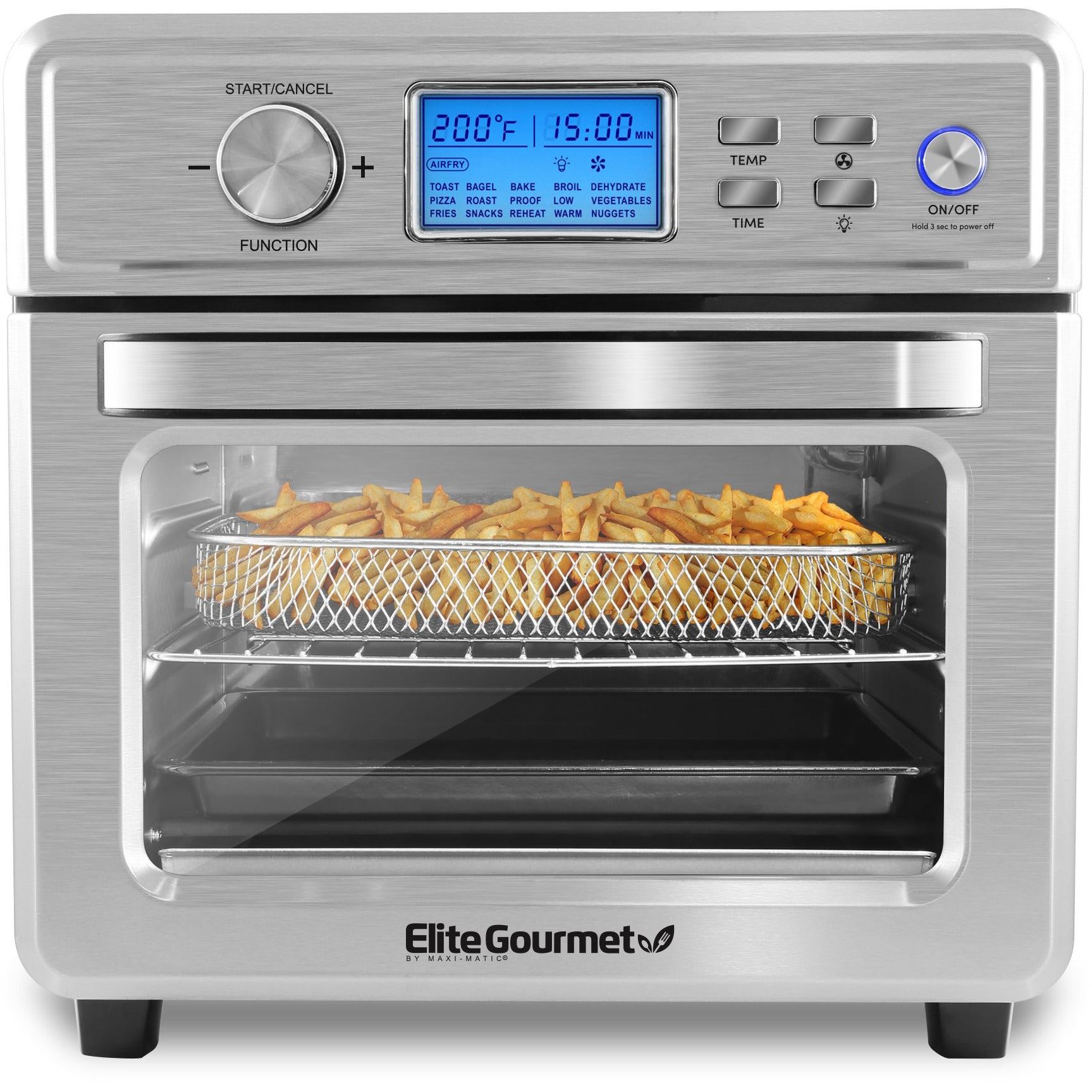 21L Digital Programmable Air Fryer Oil-Less Convection Oven